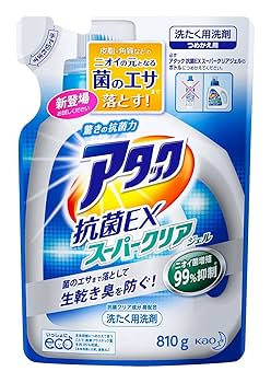 アタック 抗菌EX スーパークリア 10袋セット Amazon | アタック抗菌EXスーパークリアジェル つめかえ用 810g
